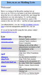 Mobile Screenshot of lists.ru.ac.za